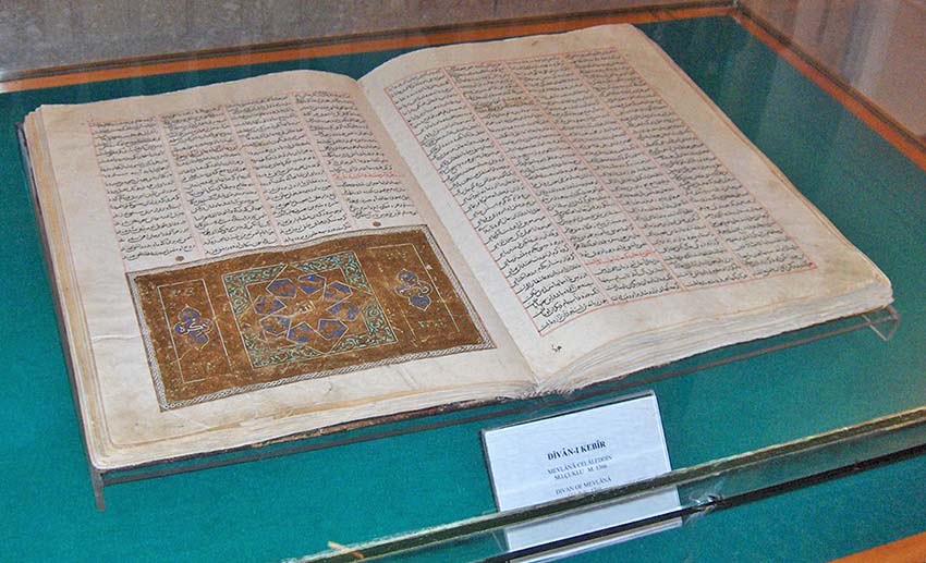 Mevlana müzesi - Divan-ı Kebir