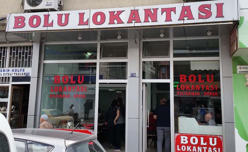 bolu lokantası etli ekmek