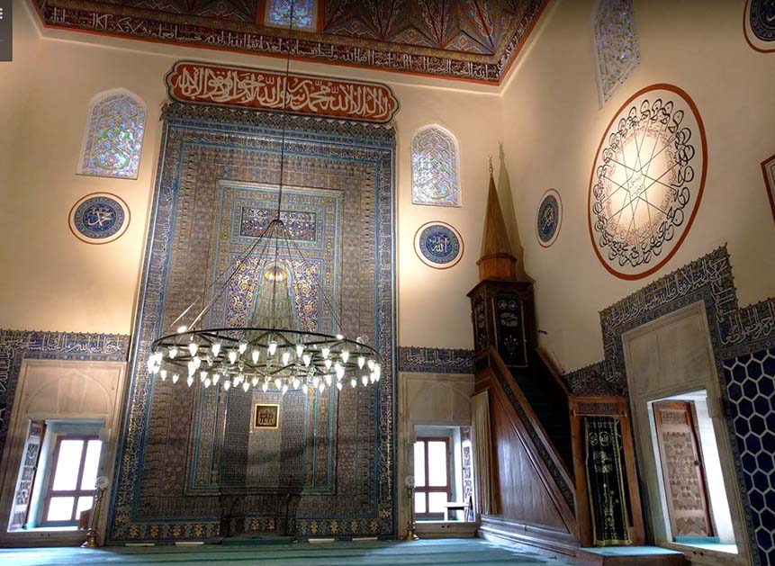 Bursa yeşil cami ve türbesi çinileri