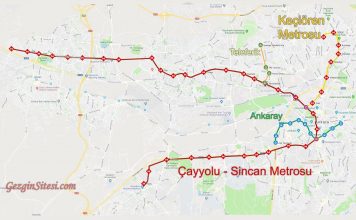 Ankara Metro Hattı – Güncel 2026 Haritası