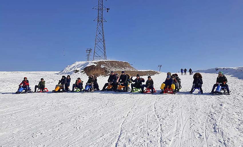 Ağrı Küpkıran kayak merkezi kızak kiralama