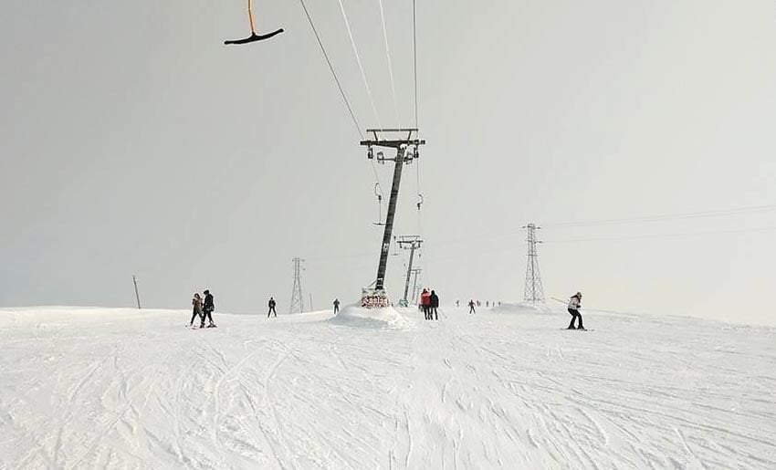 Ağrı Küpkıran kayak tesisleri teleski telesiyej