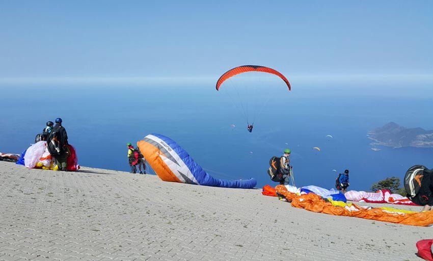 Fethiye babadağ teleferik yamaç paraşütü