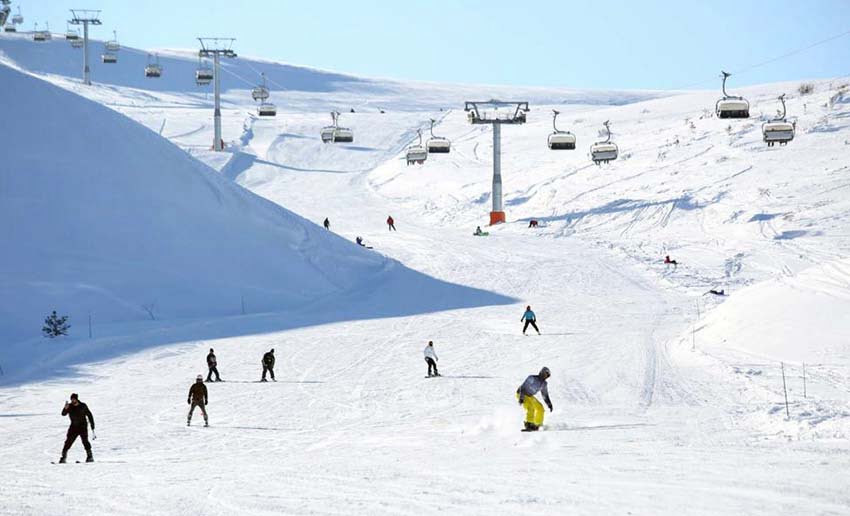 Ordu çambaşı Kayak merkezi teleferik