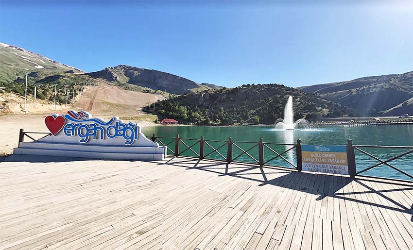 erzincan Ergan dağı kayak merkezi gölü