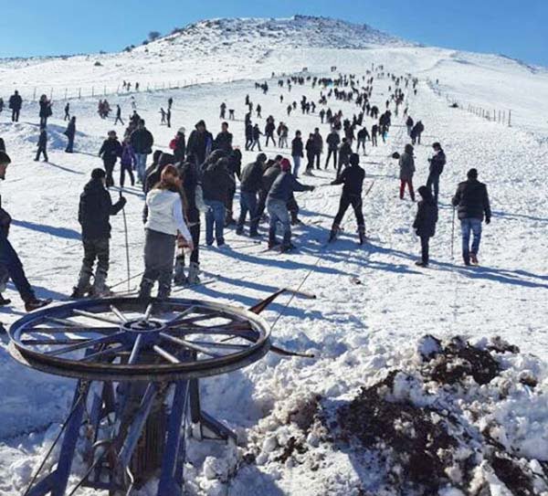 Şanlıurfa diyarbakır Karacadağ kayak tesisi