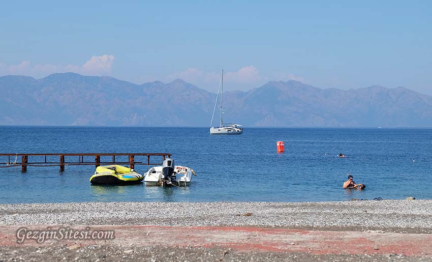 kumlubük plajı sahili