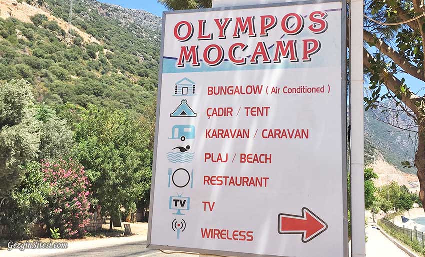 Antalya kaş kamp yerleri