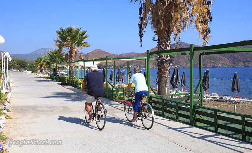 Datça aktur sitesi kamping sahili
