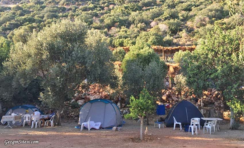 kaş mocamp çadır kampı