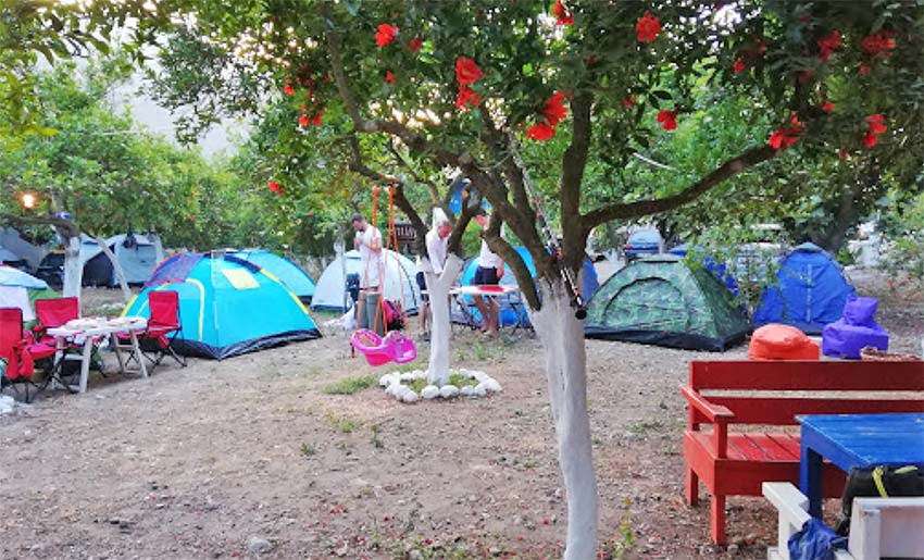 portakal camping adrasan kamp yerleri