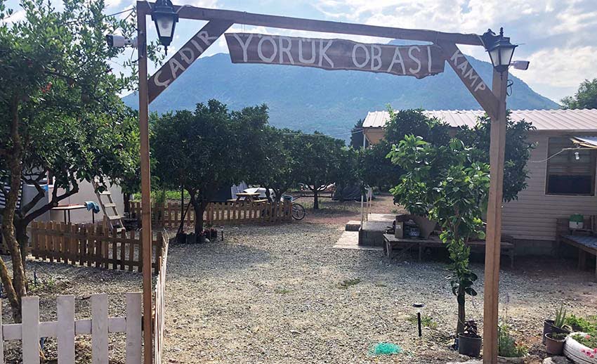 adrasan yörük obası camping