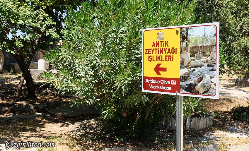 antik zeytinyağı işlikleri