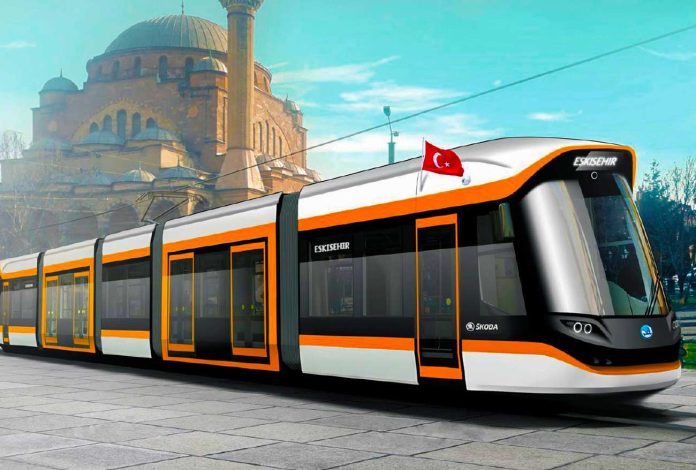 Eskişehir tramvay saatleri hattı haritası