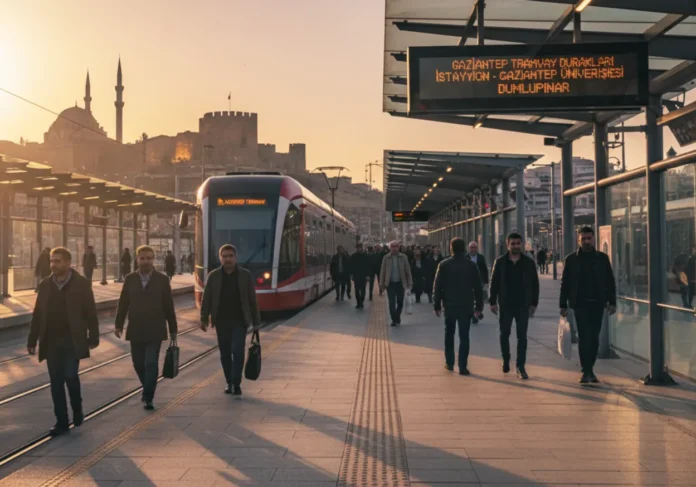 Gaziantep Tramvay Durakları Gaziantep Tramvay Durakları